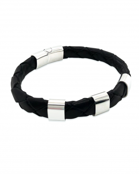 Armband flach für Herren mit gravierbaren Elementen