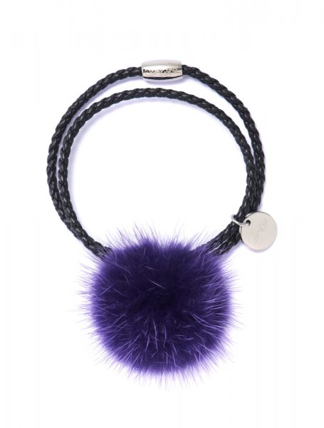 Dudley Armband schwarz/lila