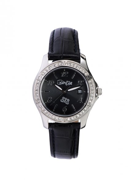 Linelli Armbanduhr schwarz/schwarz