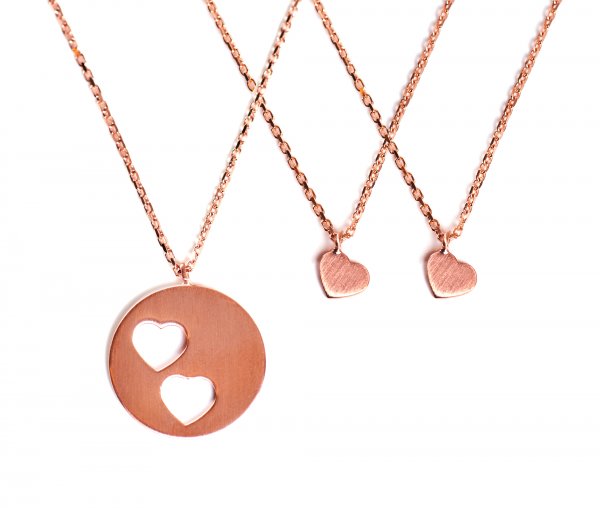 Carry Set Collier-Set 2 Rosé vergoldet