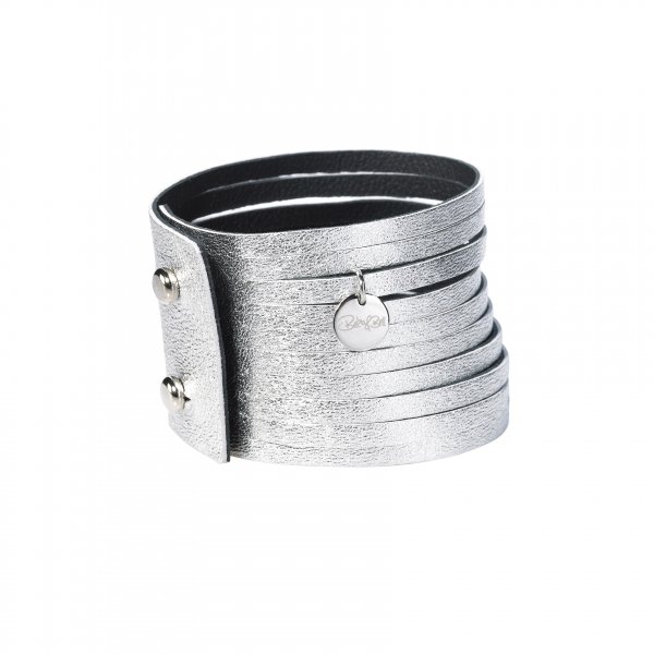 Dripy Top Armband silber