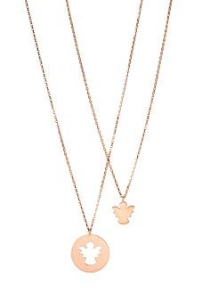 Carry Schutzengel Set 1 Kette rosé vergoldet