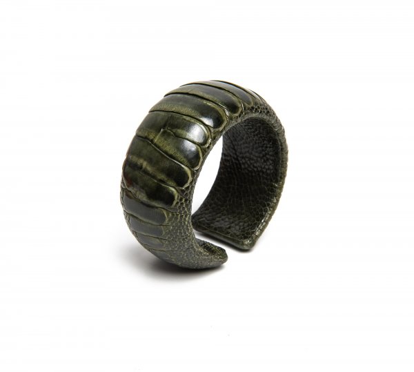 Straußarmspange Bronze