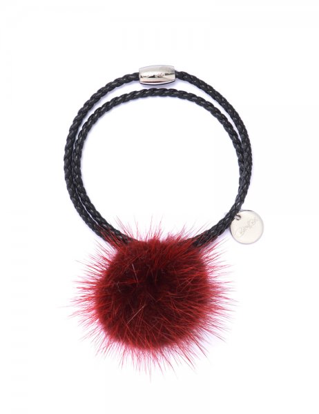 Dudley Armband schwarz/rot