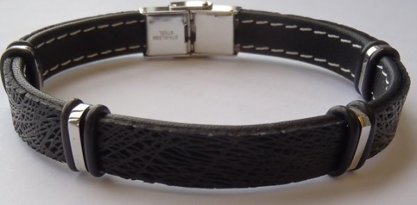 Clochard Fashion Herrenarmband schwarz