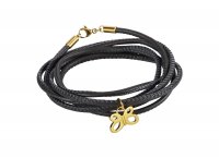 Vorschau: Aberdeen Armband grau, vergoldet Vorschau: Aberdeen Armband grau, vergoldet